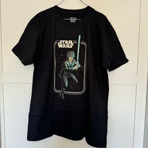 Funko Star Wars Smugglers Bounty Black T Shirt Luke Jedi Classic XL NEW Saber